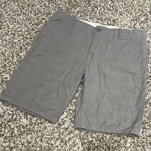 Levi’s - Size 34 - Gray w/ White Plaid Shorts
